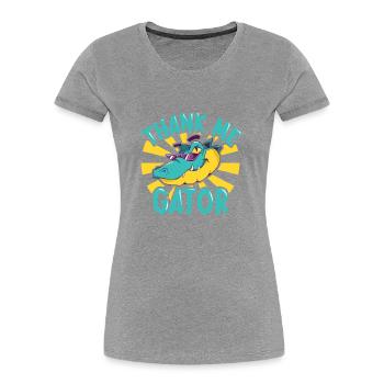 Alligator Crocodile Animal Reptile Zoo Lizard Love - Women's Premium Organic T-Shirt - navy - Front - Mia (176cm)