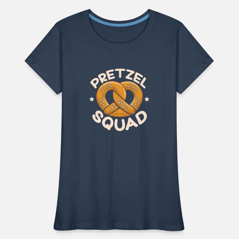 Baking Pretzel German Baking Bread Bakery Baker Women's Premium Organic T-Shirt