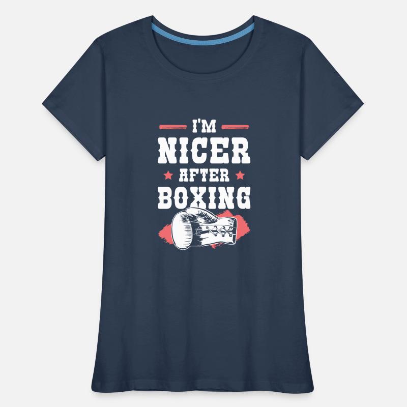Boxe boxeuse T-shirt bio Premium Femme
