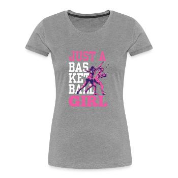 Only one basketball girls team basketball player - Women's Premium Organic T-Shirt - navy - Front - Mia (176cm)