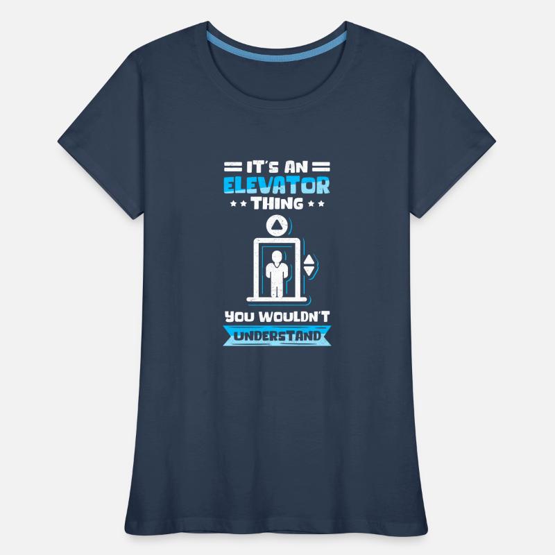 Elevator Elevator | Elevator Mechanic Gift Women's Premium Organic T-Shirt