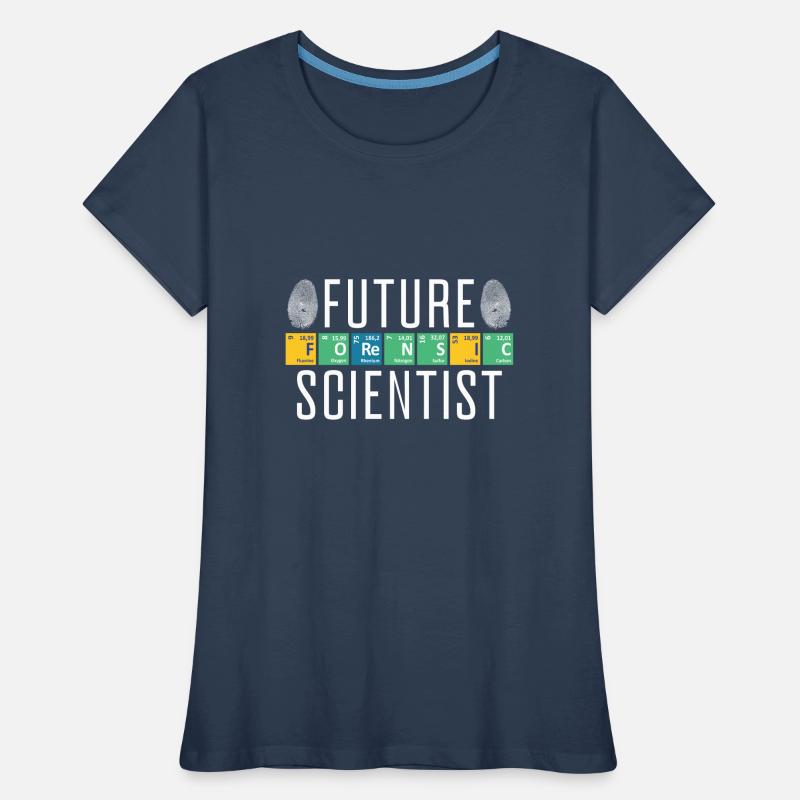 Future Forensic Scientist Analyst Crime Lab Gift Women's Premium Organic T-Shirt