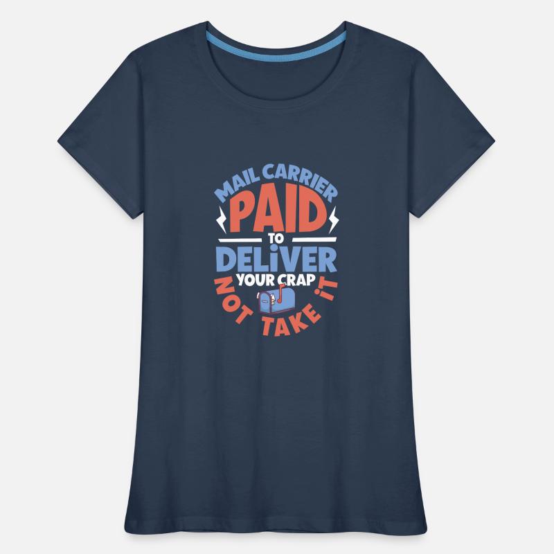 Commis des postes Postlady Postman Post Office T-shirt bio Premium Femme