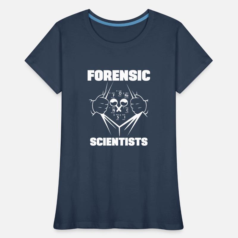Forensic Scientist Analyst Crime Lab Gift Idea Women's Premium Organic T-Shirt