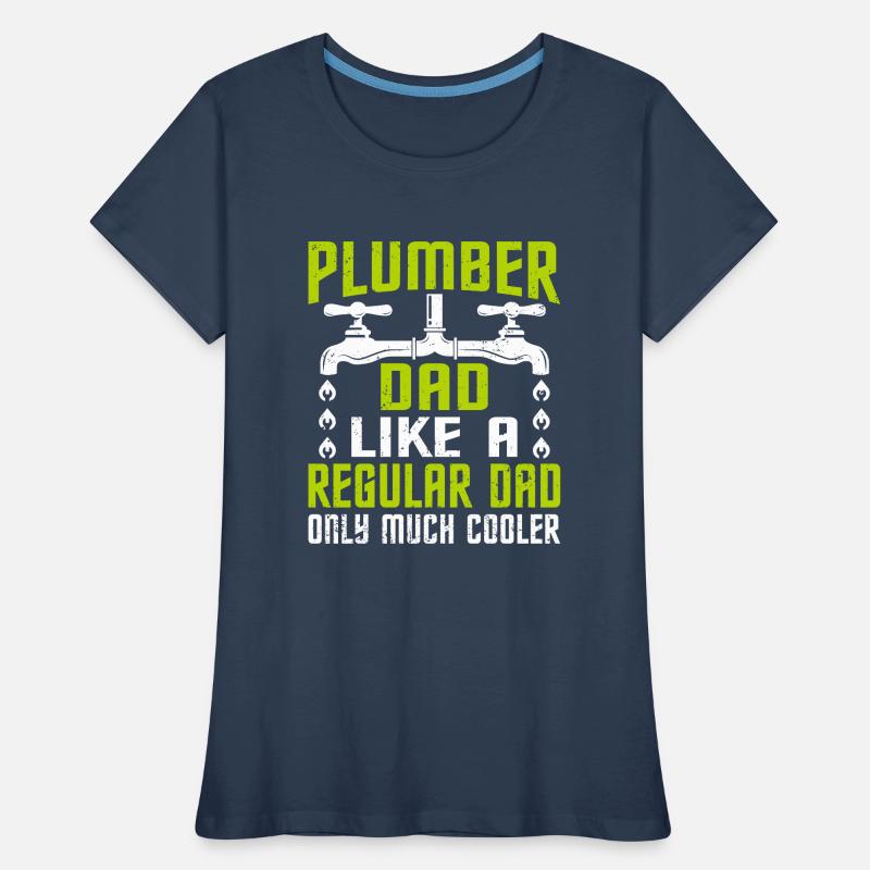 Pipe fitters, plumbers, shell layers, construction workers Women's Premium Organic T-Shirt