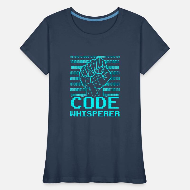 Code-Whisperer Coder Programmeur Codeur T-shirt bio Premium Femme