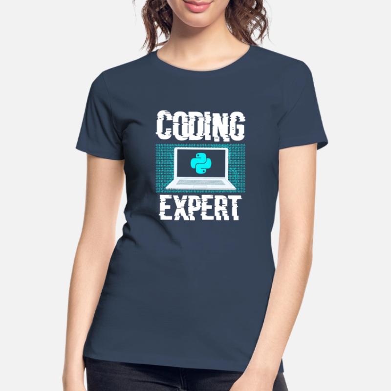 Coding Experte Coder Programmieren Programmierer Frauen Premium Bio T-Shirt