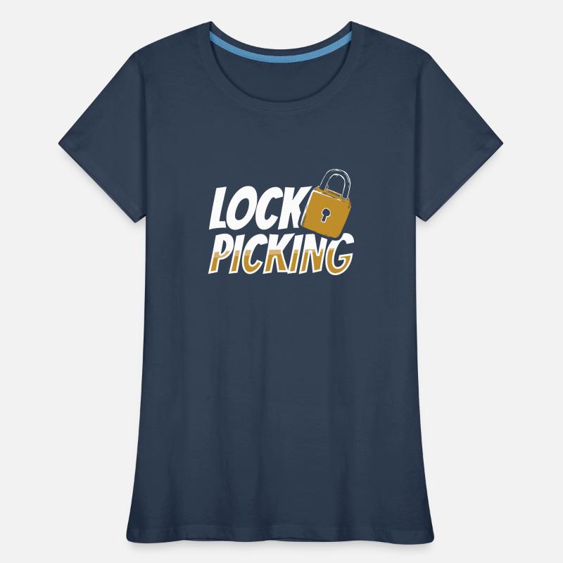 Lock Picking Knacker Schloss Lockpicking Knacken Frauen Premium Bio T-Shirt