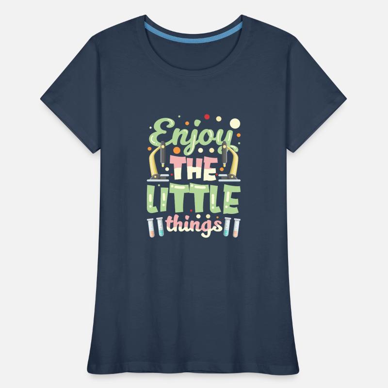 Profitez des petites choses Microscopes Microscope T-shirt bio Premium Femme