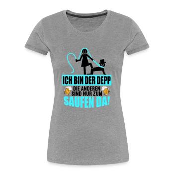 Junggesellenabschied Poltern Polterabend JGA - Frauen Premium Bio T-Shirt -  - Vorne - Mia (176cm)