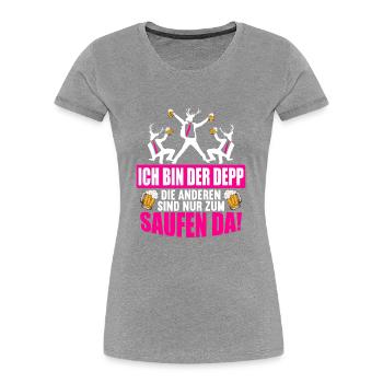 Junggesellenabschied Poltern Polterabend JGA - Frauen Premium Bio T-Shirt - Navy - Vorne - Mia (176cm)