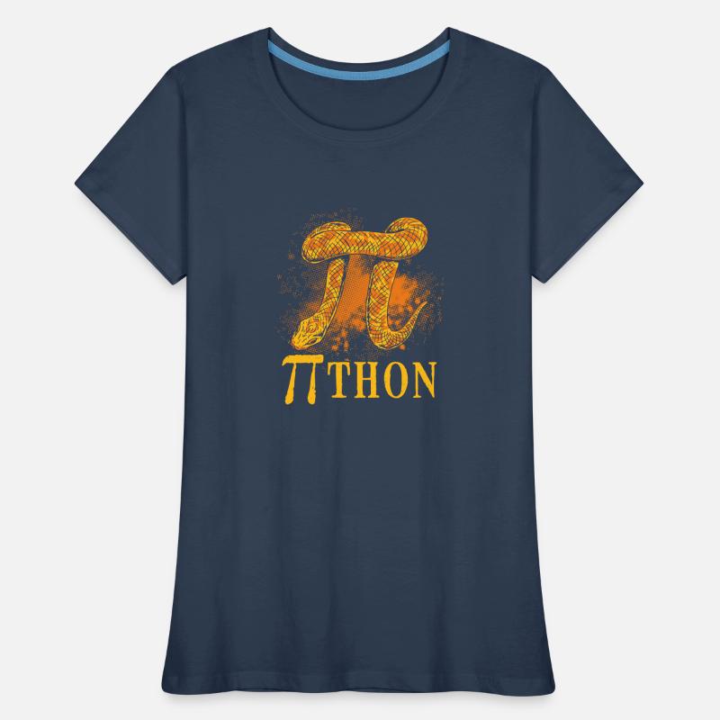 Pi The Serpent Python Women's Premium Organic T-Shirt