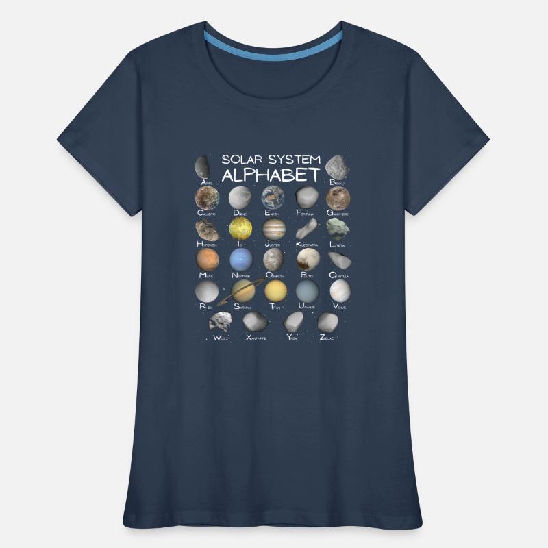 Solar System ABC Women's Premium Organic T-Shirt