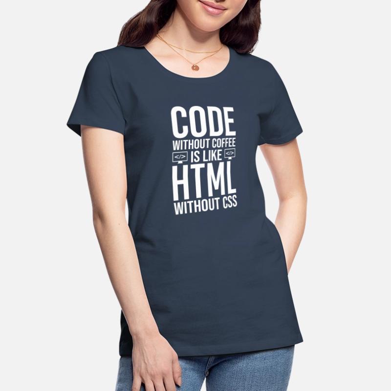 Coder Coffee Gift Women's Premium Organic T-Shirt