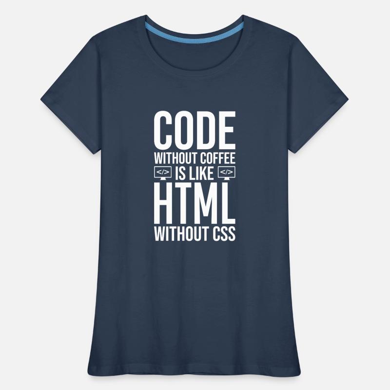 Coder Coffee Gift Women's Premium Organic T-Shirt