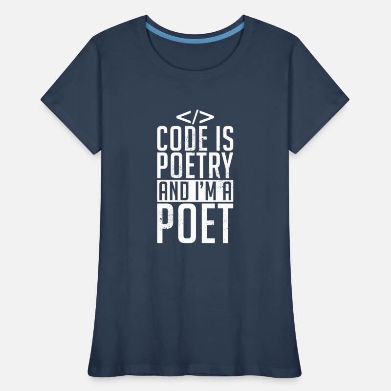 Programmierer Entwickler Coder Code Frauen Premium Bio T-Shirt