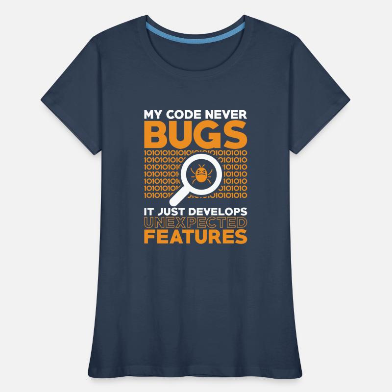 Programmierer Entwickler Coder Code Frauen Premium Bio T-Shirt