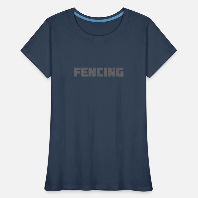 Fencing Women's Premium Organic T-Shirt