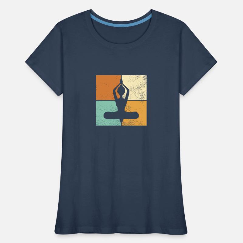 Meditation Frauen Premium Bio T-Shirt