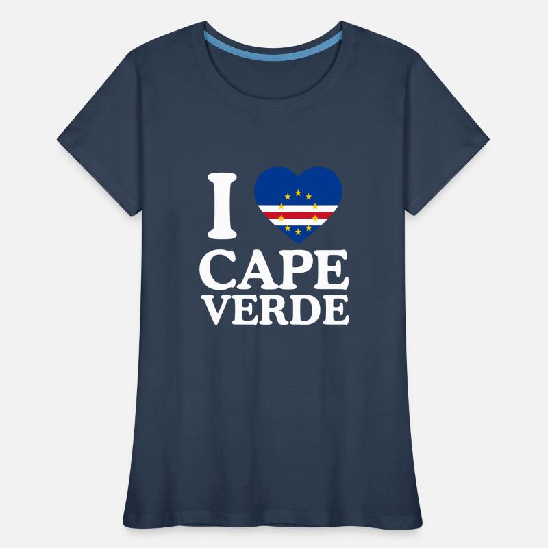Drapeau du Cap-Vert Drapeau du Cap-Vert T-shirt bio Premium Femme