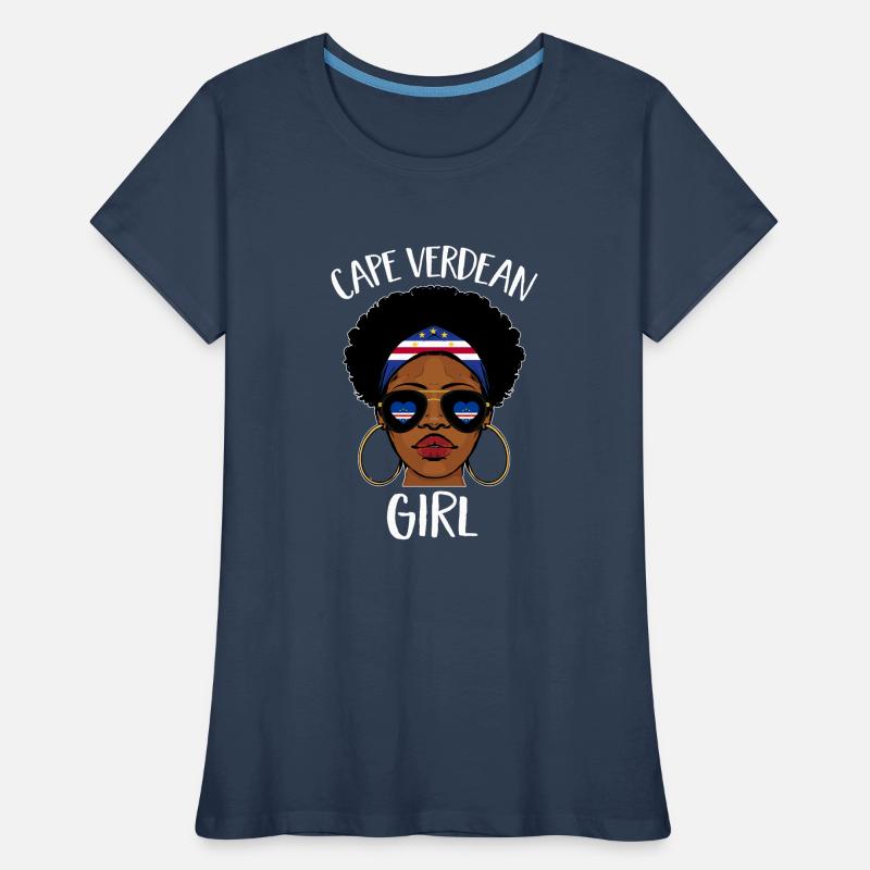 Drapeau du Cap-Vert Drapeau du Cap-Vert T-shirt bio Premium Femme