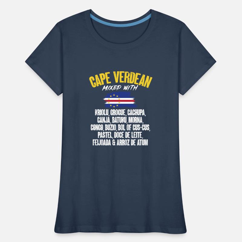Drapeau du Cap-Vert Drapeau du Cap-Vert T-shirt bio Premium Femme