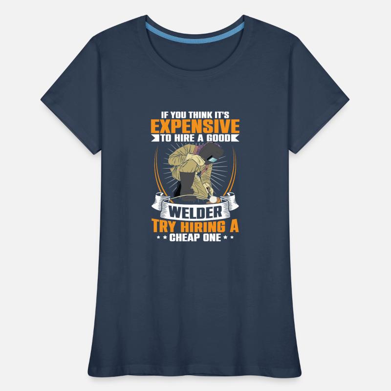 Welding Elector Welding Burning Welding Torch Women's Premium Organic T-Shirt