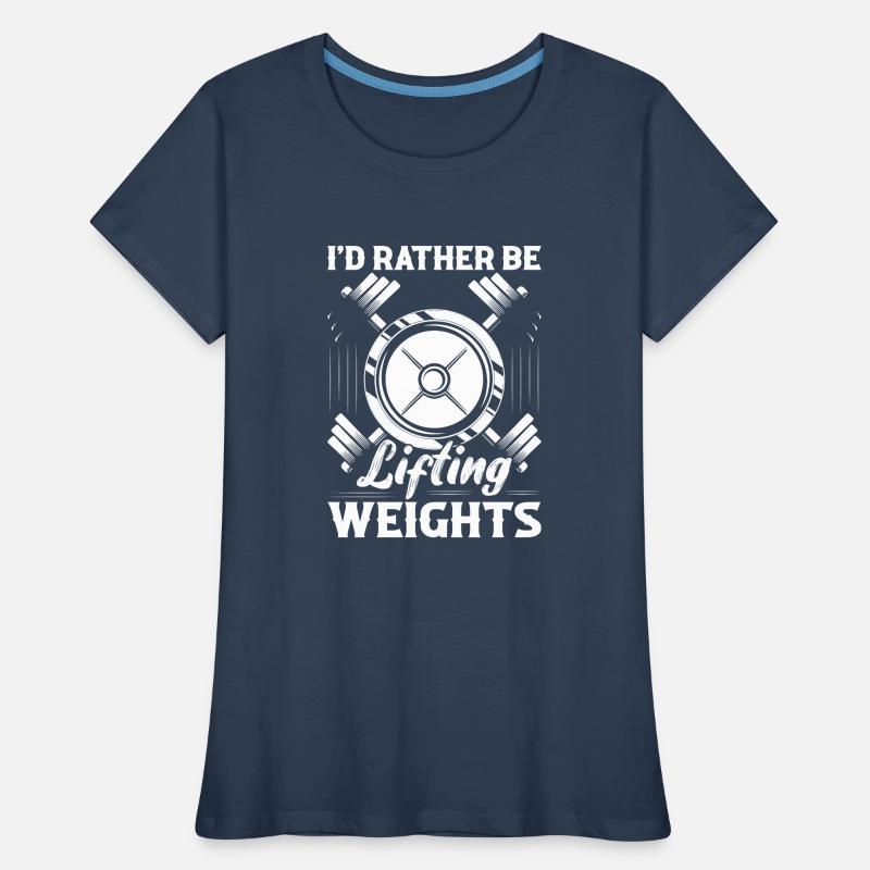 Lifting Weights Workout Training Weight Lifting Frauen Premium Bio T-Shirt