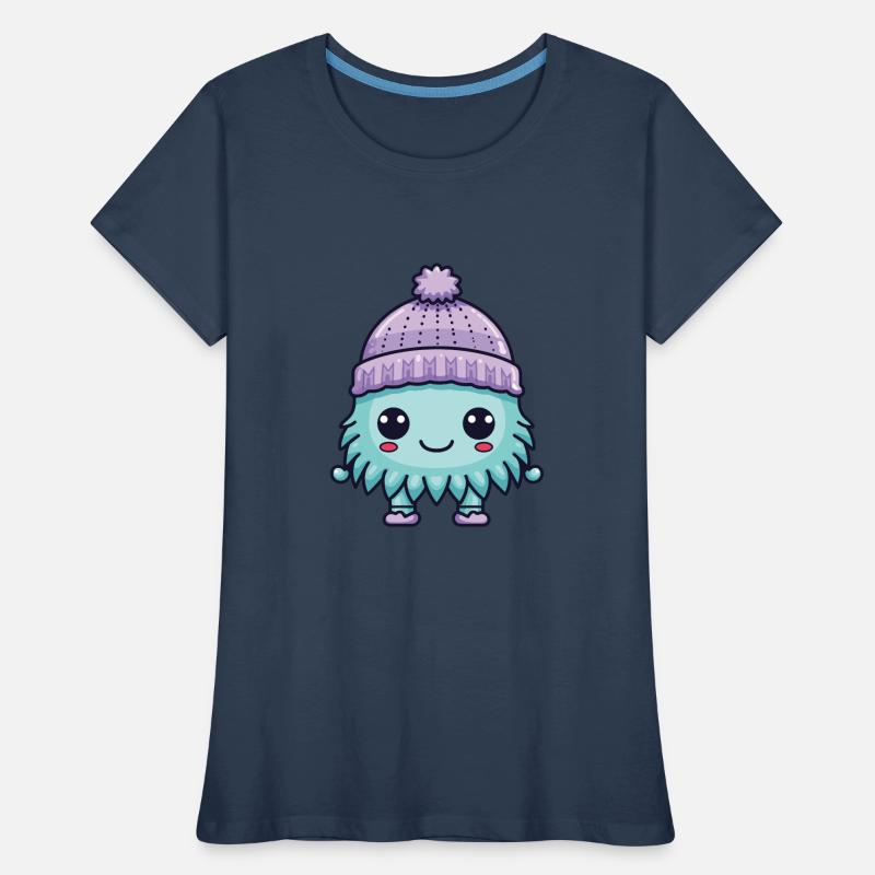 Cold Winter Bacilli Comic Cute Women's Premium Organic T-Shirt