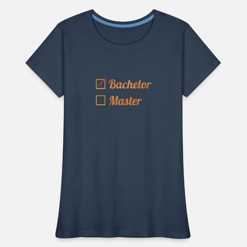 Bachelor Abschluss Absolvent Bachelorstudium Frauen Premium Bio T-Shirt