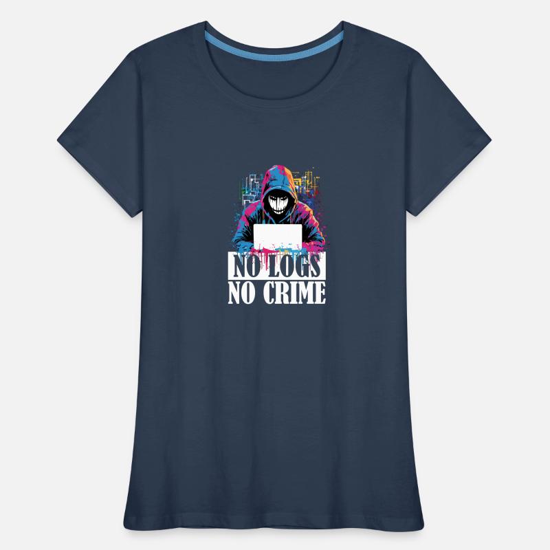 Code du hacker éthique : Pas de journal, pas de T-shirt bio Premium Femme