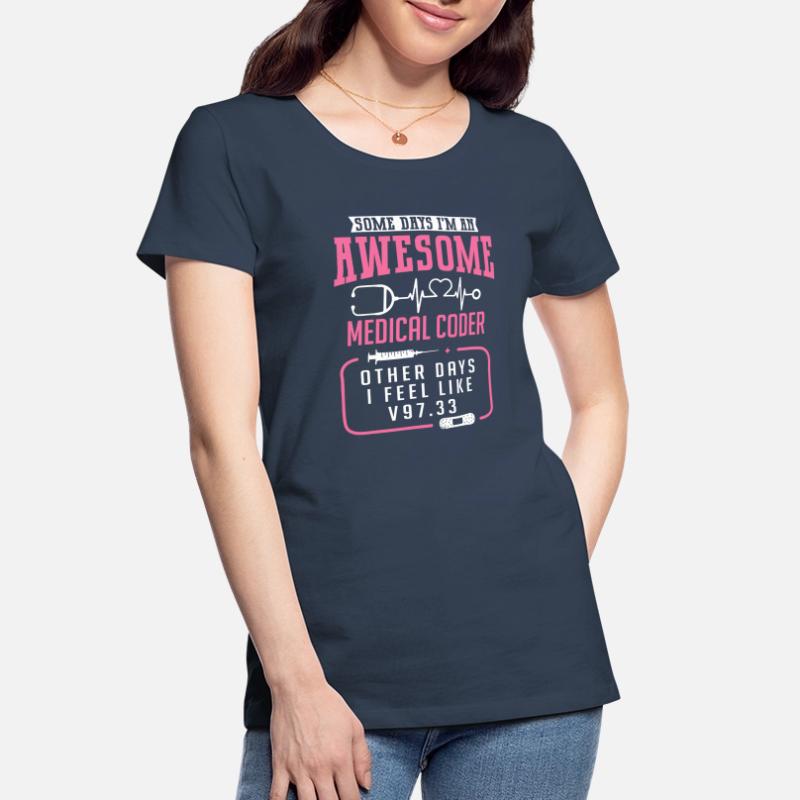 Medical Coder Coding Specialist Women's Premium Organic T-Shirt