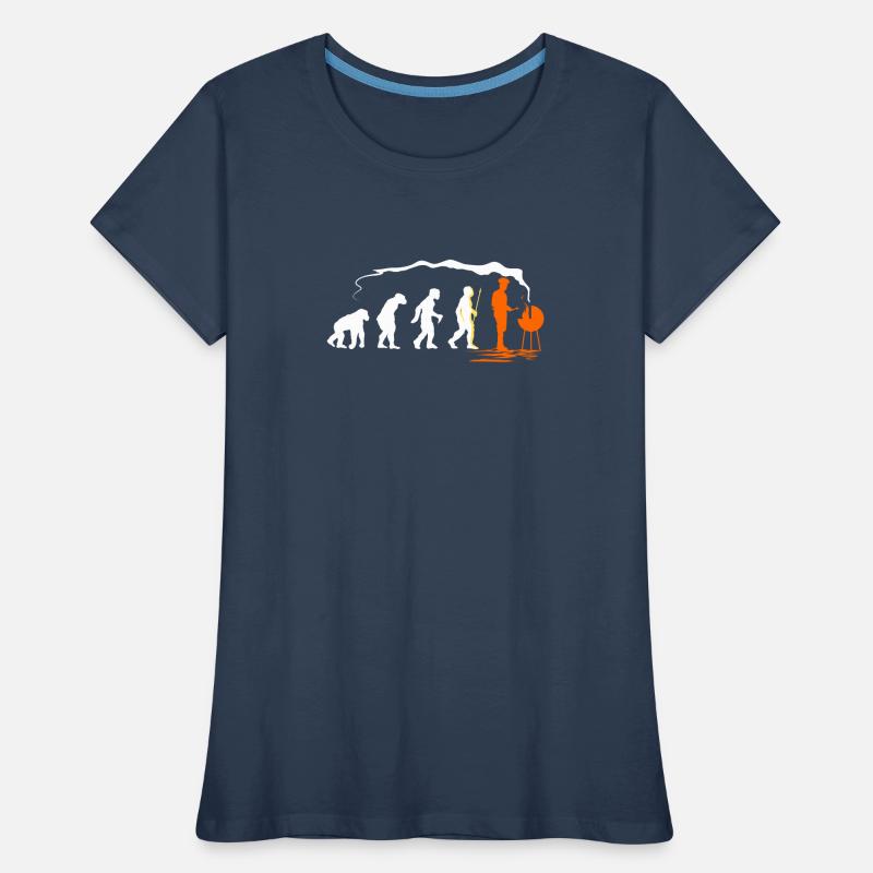 Grill Evolution Gift for Grill Master BBQ Women's Premium Organic T-Shirt