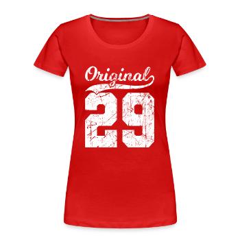 29 Original 95 Jahren Mann Frau Geburtstag - Frauen Premium Bio T-Shirt - Navy - Vorne - Mia (176cm)