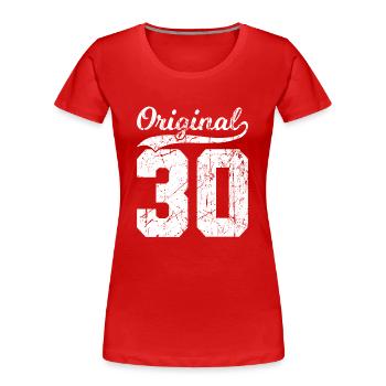30 Original 94 Jahren Mann Frau Geburtstag - Frauen Premium Bio T-Shirt - Navy - Vorne - Mia (176cm)