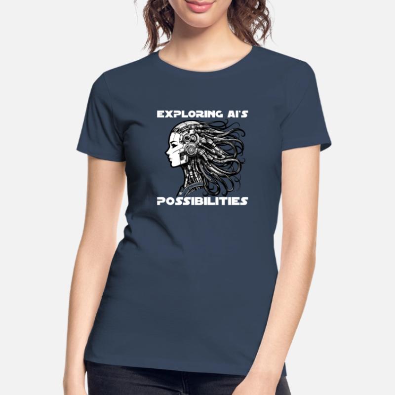 Artificial Intelligence, Machine Learning, Data Women's Premium Organic T-Shirt