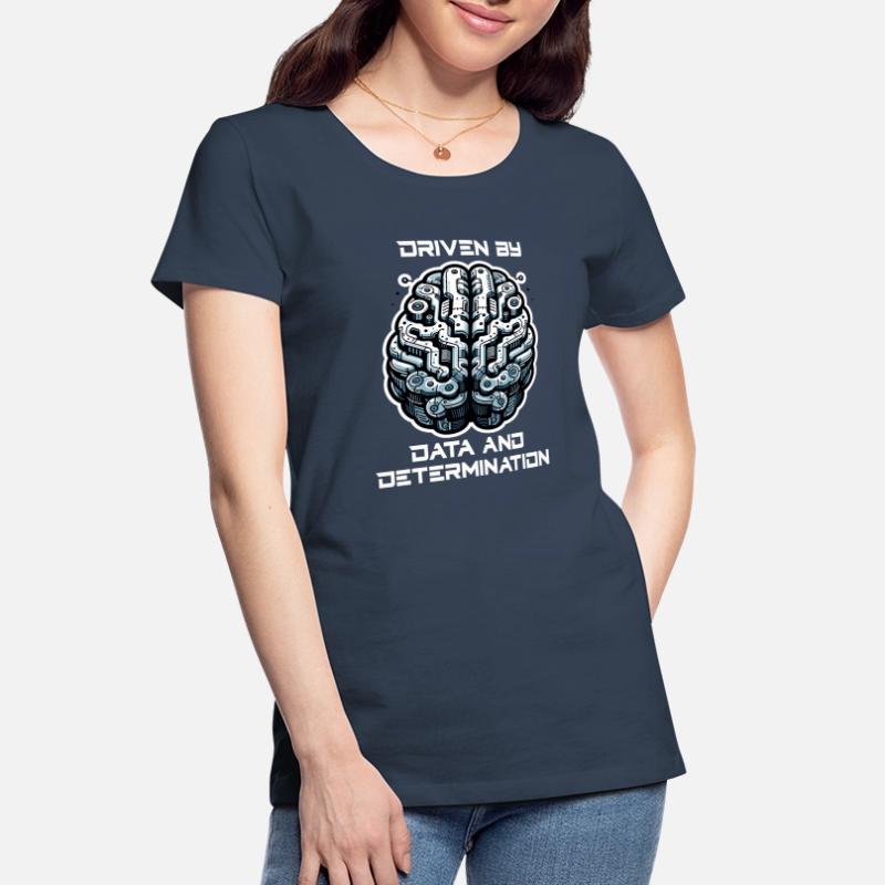 Artificial intelligence, machine learning, data Women's Premium Organic T-Shirt