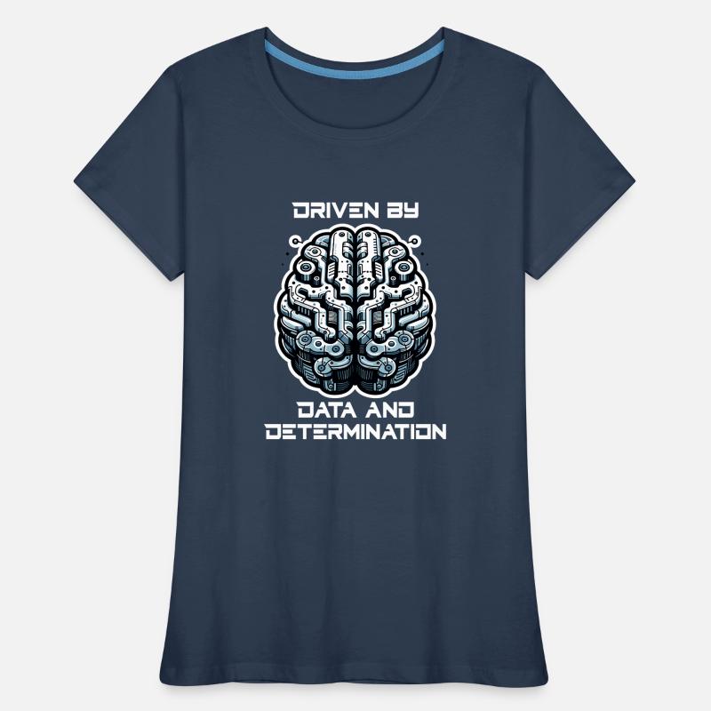Artificial intelligence, machine learning, data Women's Premium Organic T-Shirt