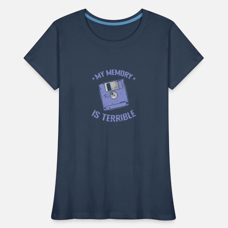 My Memory is Terrible Diskette Speichermodul Frauen Premium Bio T-Shirt