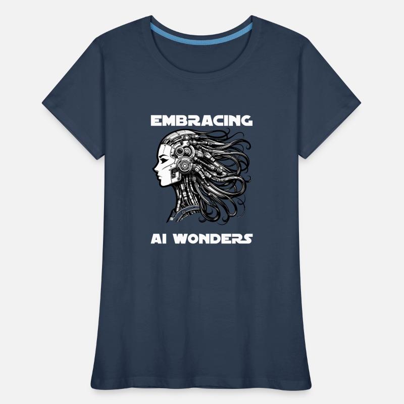 Artificial Intelligence, Machine Learning, Data Women's Premium Organic T-Shirt