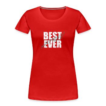 Best Ever Music Music Tone - Women's Premium Organic T-Shirt - navy - Front - Mia (176cm)