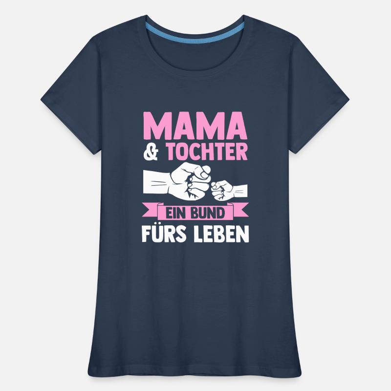 Mutter Muttertag Mama und Tochter Frauen Premium Bio T-Shirt