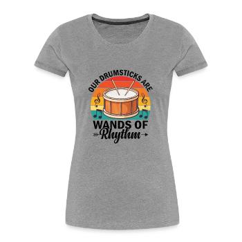 Drum Corps Marching Band Drum Corp Music Percussio - Frauen Premium Bio T-Shirt - Navy - Vorne - Mia (176cm)
