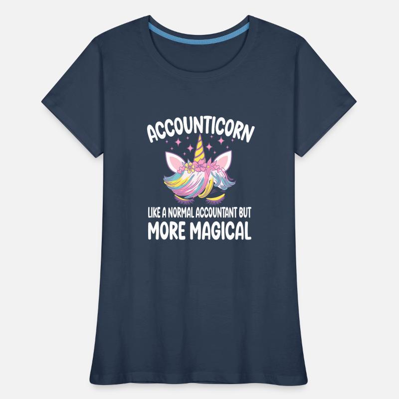 Comptabilité Comptable comme un comptable normal T-shirt bio Premium Femme