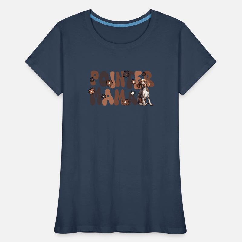 Pointer Groovy Pointer Mama Frauen Premium Bio T-Shirt