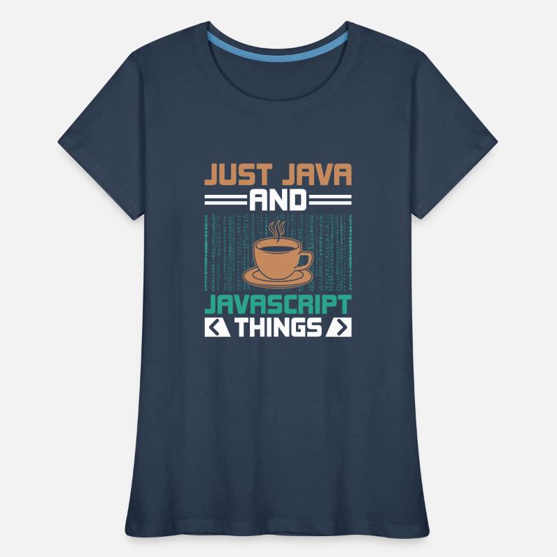 Coffee Coding Programmer Coder Developer Nerd Coff Women's Premium Organic T-Shirt
