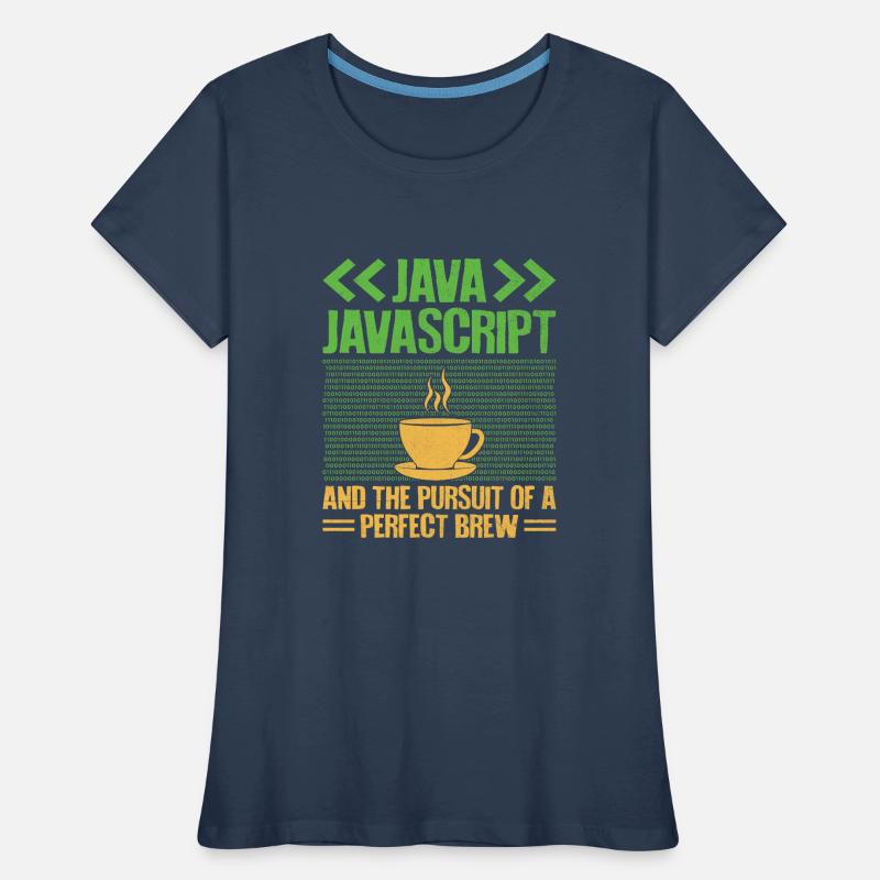 Coffee Coding Programmer Coder Developer Nerd Coff Women's Premium Organic T-Shirt