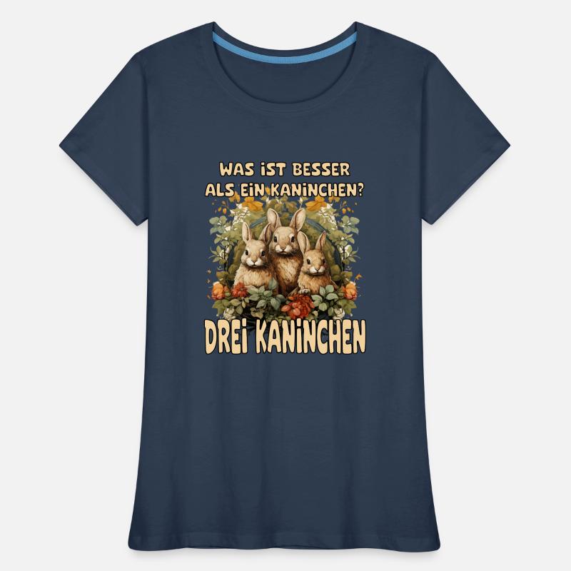Three Rabbits Bunnies Which Is Better Three Rabbits Women's Premium Organic T-Shirt