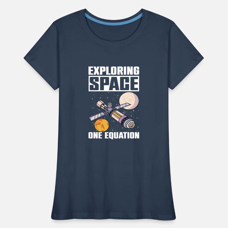 Aerospace Engineer Saying Exploring Space Equation Women's Premium Organic T-Shirt