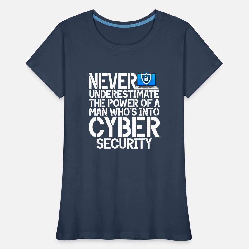 Cyber security hacker hacking Women's Premium Organic T-Shirt